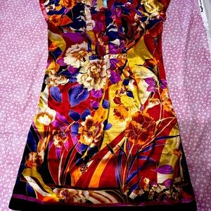 Vintage, satiny, and soft doll-style dress.